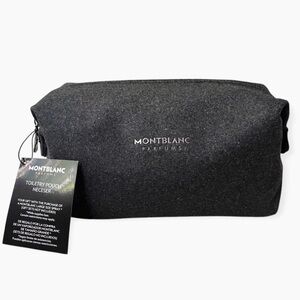 Montblanc✨🖤🩶Charcoal Toiletry Bag for Men